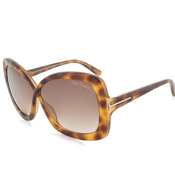 Tom Ford Calgary FT0227 Sunglasses-53P Blonde Havana (Brown Gradient Lens)-63mm - Picture 1 of 9